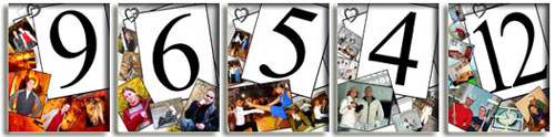 PHOTO Table Numbers